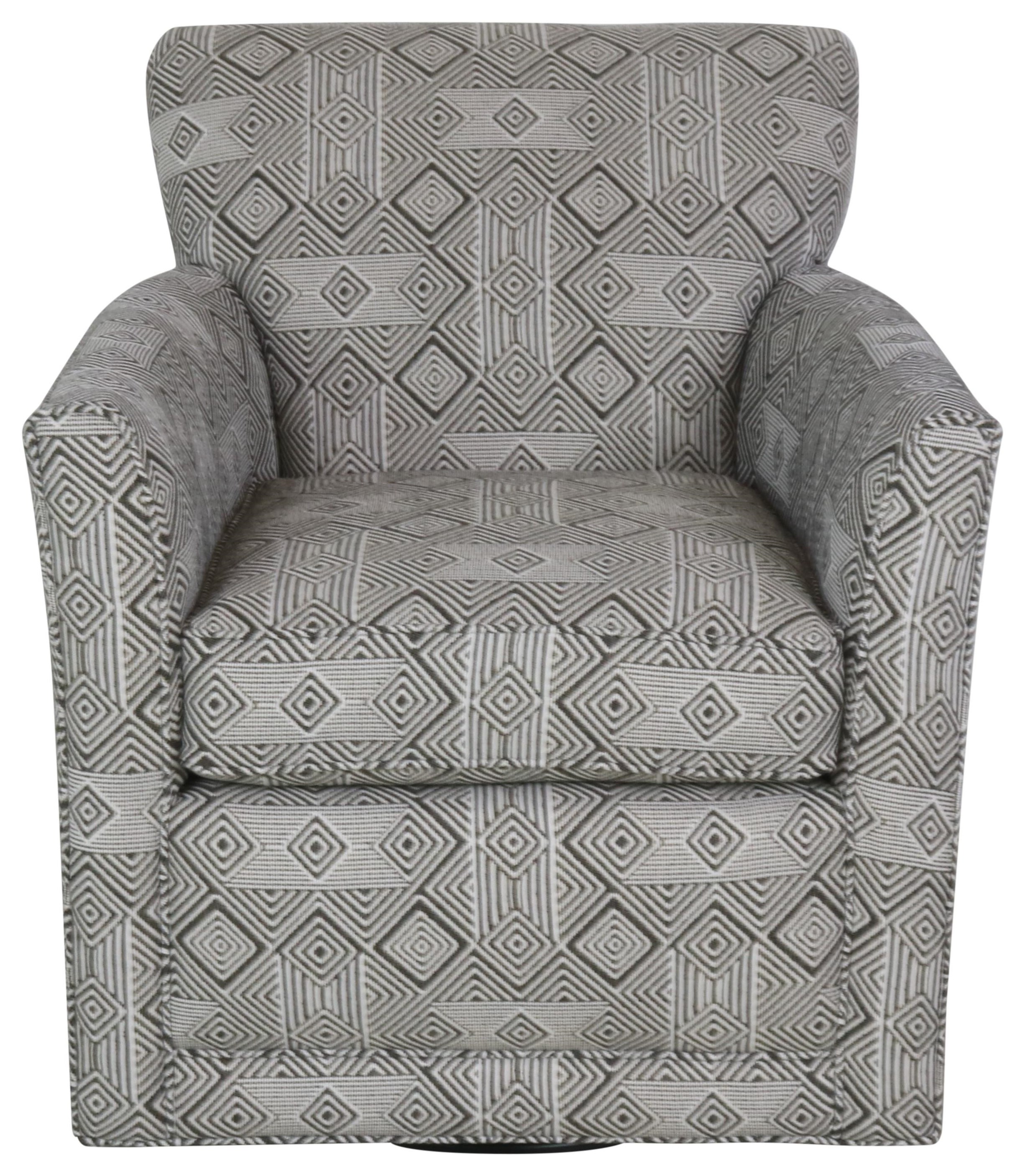 Style Chair ST グレー Rowe Chairs and Accents Times Square Swivel Accent Chair